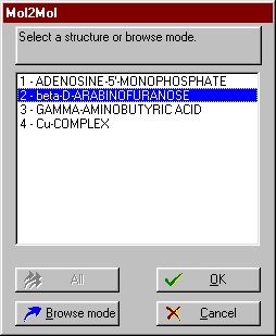 Subwindow for multiple structure files